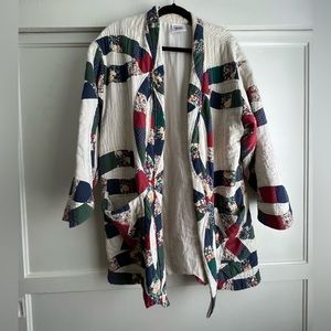 Psychic Outlaw Wedding Ring Quilt Coat Chore Robe